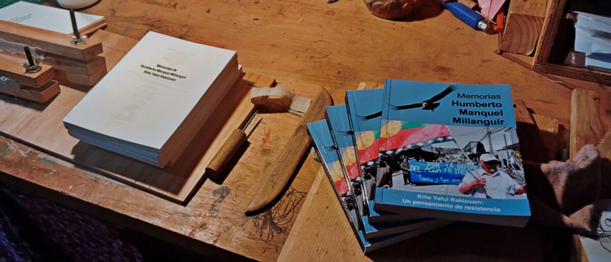 confección Libro Memorias Humberto Manquel Millanguir.